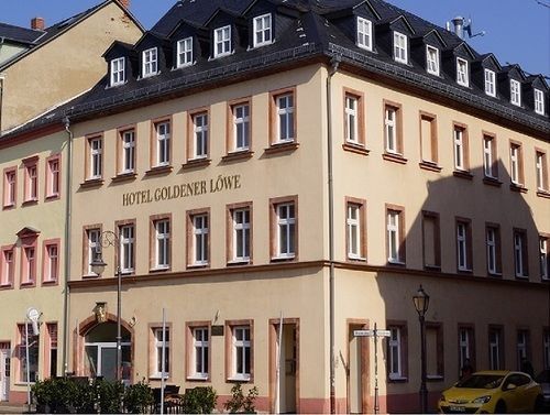 Hotel Goldener Loewe Waldheim Exterior photo